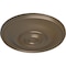 Ekena Millwork Jefferson Ceiling Medallion (Fits Canopies up to 2 7/8"), Hnd-Painted Warm Silver, 11 3/4"OD x 3/8"P CM12JEWSS - alternate 2